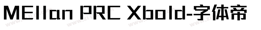 MEllan PRC Xbold字体转换